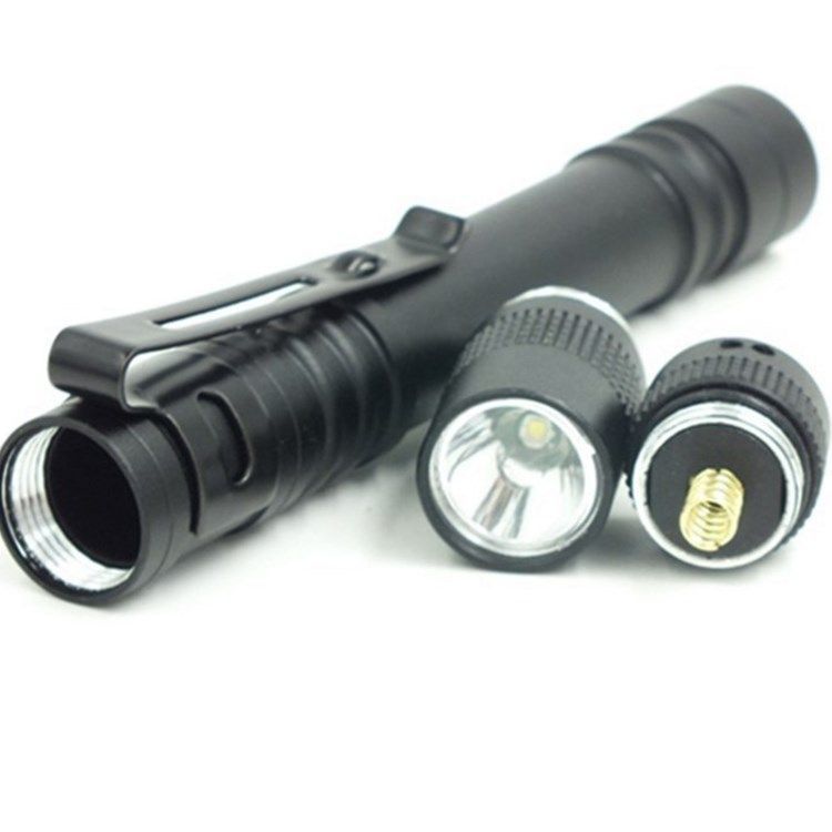Hot sale LED portable mini flashlight AA dry battery flashlight medical pen lamp outdoor lighting