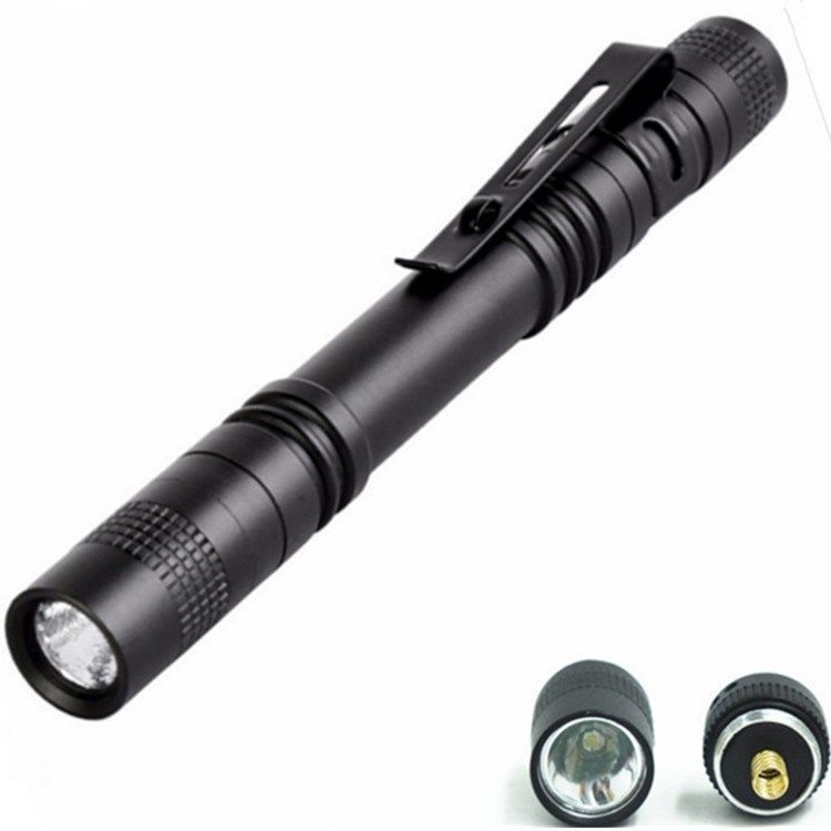 Hot sale LED portable mini flashlight AA dry battery flashlight medical pen lamp outdoor lighting