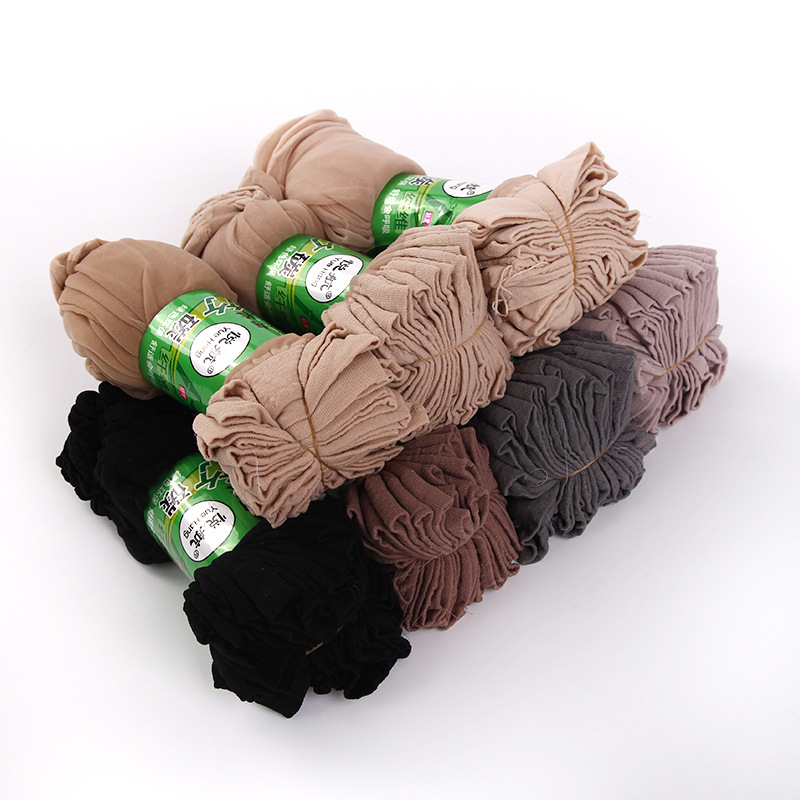 夏季超薄水晶丝透气丝袜 女士透明玻璃短丝袜爆款厂家批发