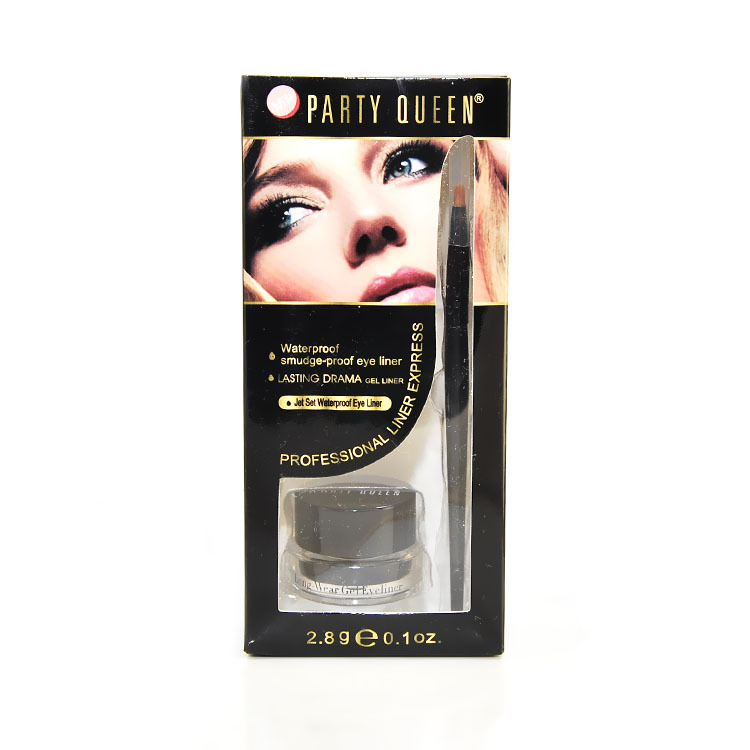 Ultra-Black Waterproof Solid Eyeliner Liuyun Smoky Makeup Box Hot Selling Rich Brown Makeup Wholesale