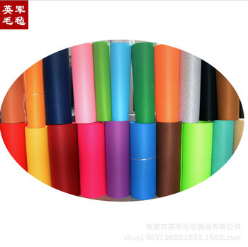 Manufacturer Provides In-Stock 1Mm-5Mm Various Colored Felt Synthetic Fiber Felt for Creative DIY Home Decor