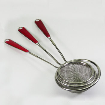 Stainless Steel Hot Pot Spoon Bird's Nest Oil Grid Leakage Soybean Milk Juice Filter Small Colander Kitchen Baking