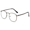 New 8810 Retro Metal Glasses Frame Anti-blue Light Student Flat Glasses Men's and Women's Glasses with Myopia Glasses Frame