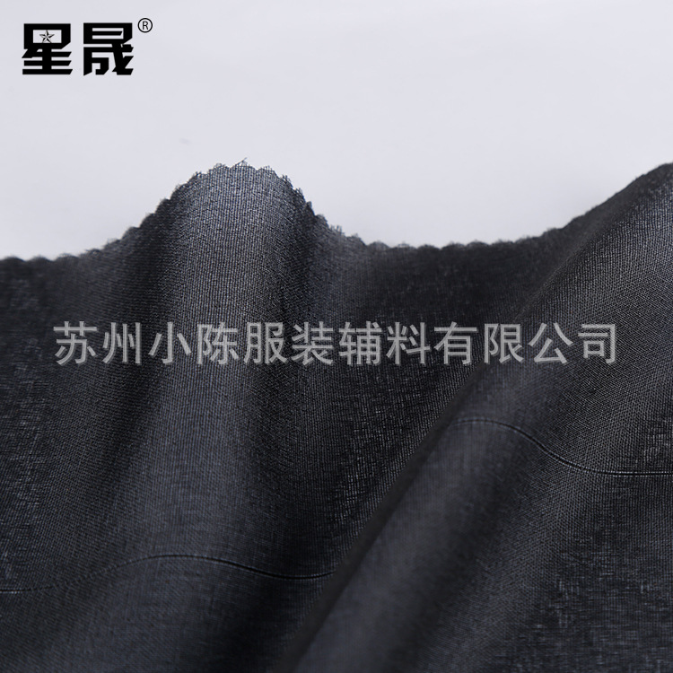 Factory direct supply 30D plastic clothing with textile lining light lining cloth adhesive lining chiffon lining door width 1.5 meters