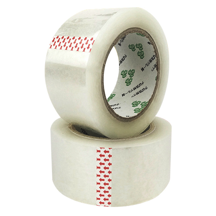 White transparent tape Shenzhen sealing tape factory wholesale tape Logo express tape sealing adhesive