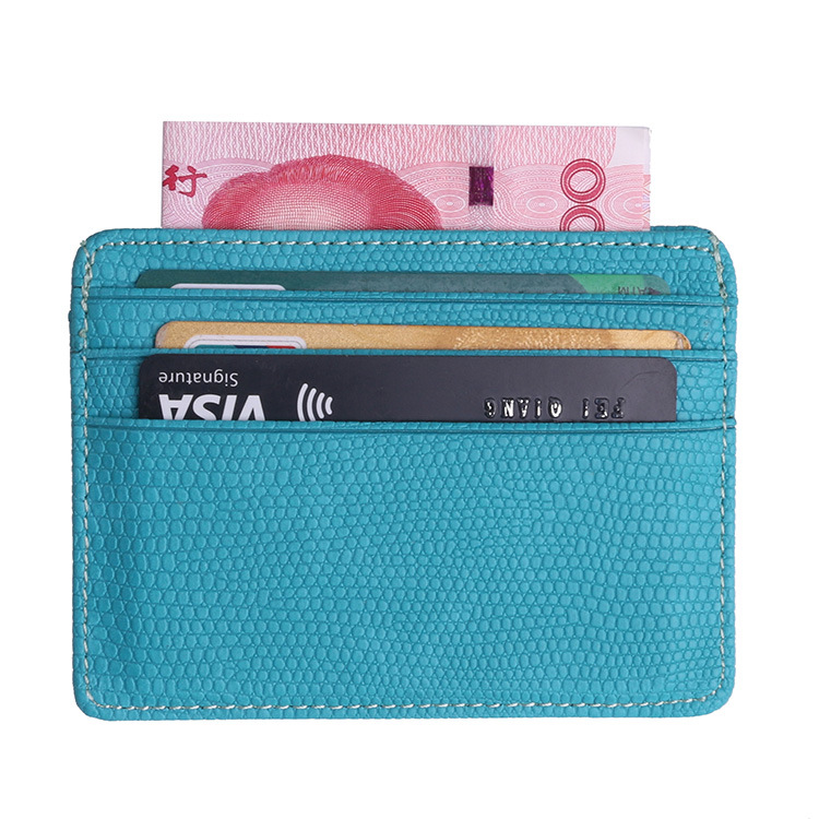 New lizard pattern bank card holder PU leather business card holder hot sale card holder multifunctional function bank card holder
