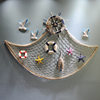 Hot selling night market supply Mediterranean style decorative fishing net hemp rope antique photography props shell fishing net
