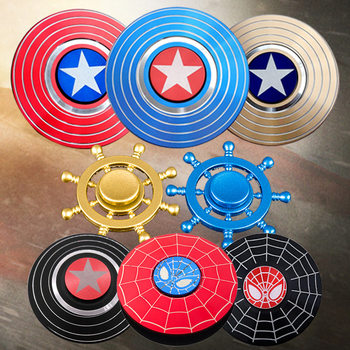 New U.S. team fingertip gyro shield aluminum alloy gyro spinner decompression toy gyro manufacturers