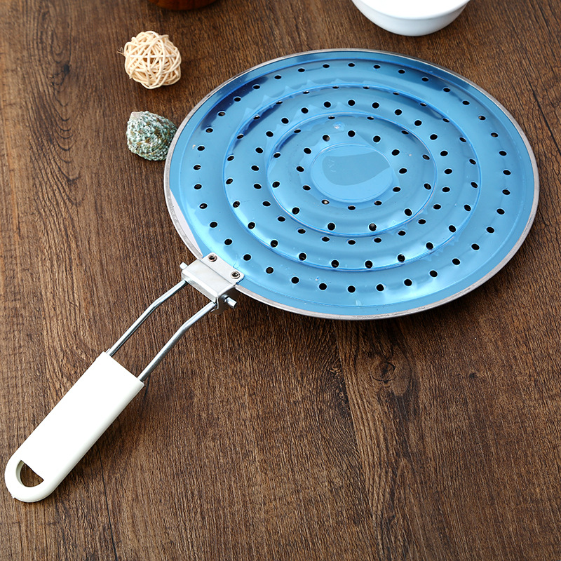 Kitchen anti-oil frying oil screen anti-oil splash stainless steel pan pad draining filter screen heat insulation pad coffee pad