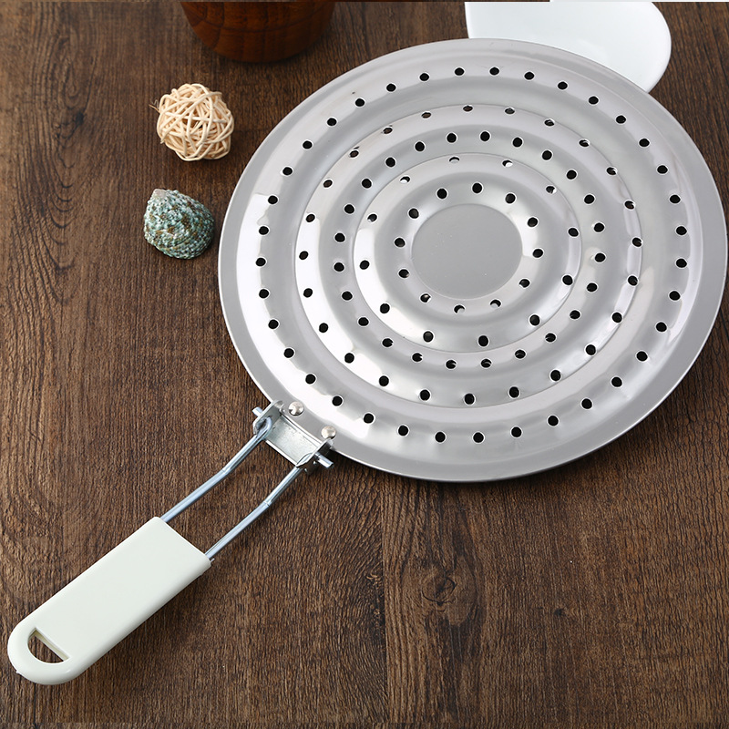 Kitchen anti-oil frying oil screen anti-oil splash stainless steel pan pad draining filter screen heat insulation pad coffee pad