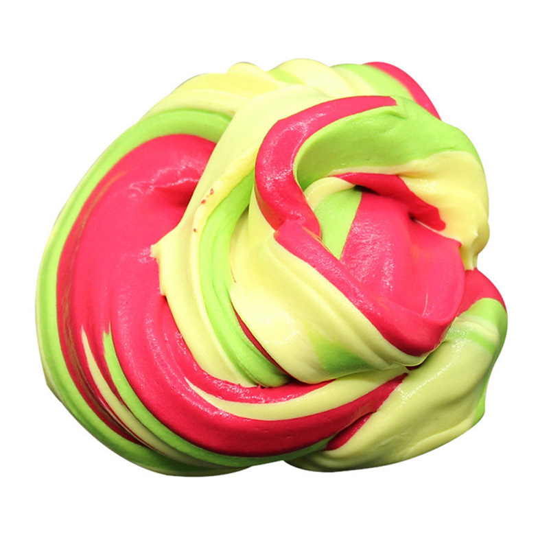 棉花泥slime戳戳泥DIY彩泥橡皮泥黄油泥发泄泥60ml粘土益智玩具