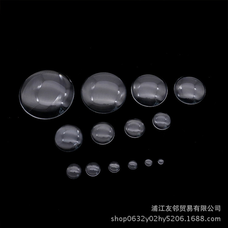 宝石玻璃贴片批发圆形DIY饰品冰箱贴眼睛