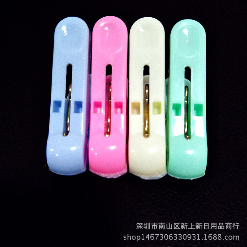Chunzhu 9131 Plastic Clothespins, Clothes Drying Rack, Clothing Clips, 12-Pack, New Creative Clothespins, Two-Yuan Store Wholesale