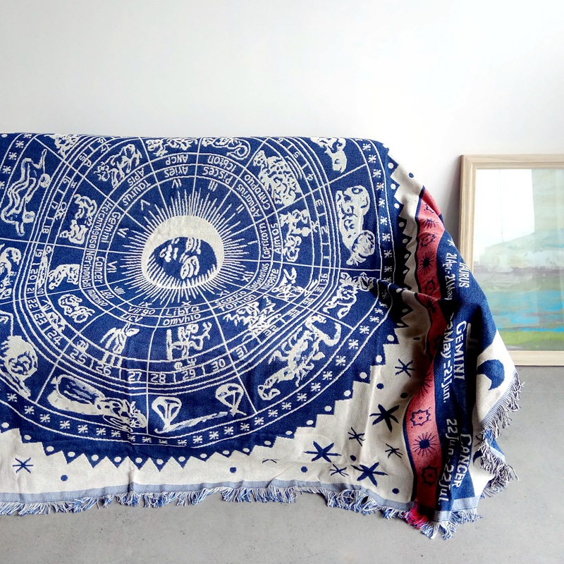 Scandinavian Simple Sofa Blanket Cover Cloth Winter Nap Living Room Accessible Luxury Style Sofa Cover Dustproof Anti-Slip Sofa Towel