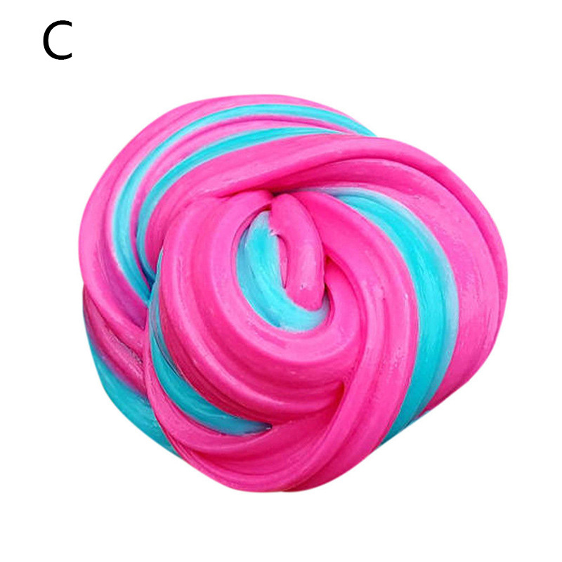 棉花泥slime戳戳泥DIY彩泥橡皮泥黄油泥发泄泥60ml粘土益智玩具