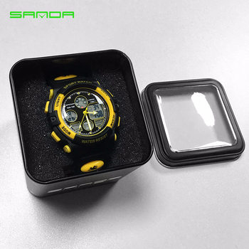 Sanda Original Popular Exquisite Iron Box Packaging Box Complete Set of Watch Box Square Iron Box Factory Direct Sale