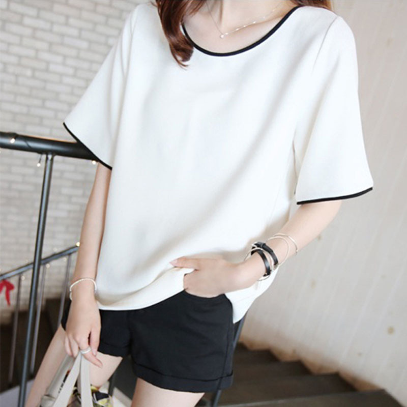 2020 ฤดูร้อนใหม่เสื้อยืดผู้หญิงนักเรียนสวมใส่เสื้อแขนสั้นเกา...
