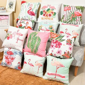 Flamingo Pillow Car Lumbar Support Pillowcase Wholesale Sleep Pillow Manufacturer Supplies Home Goods