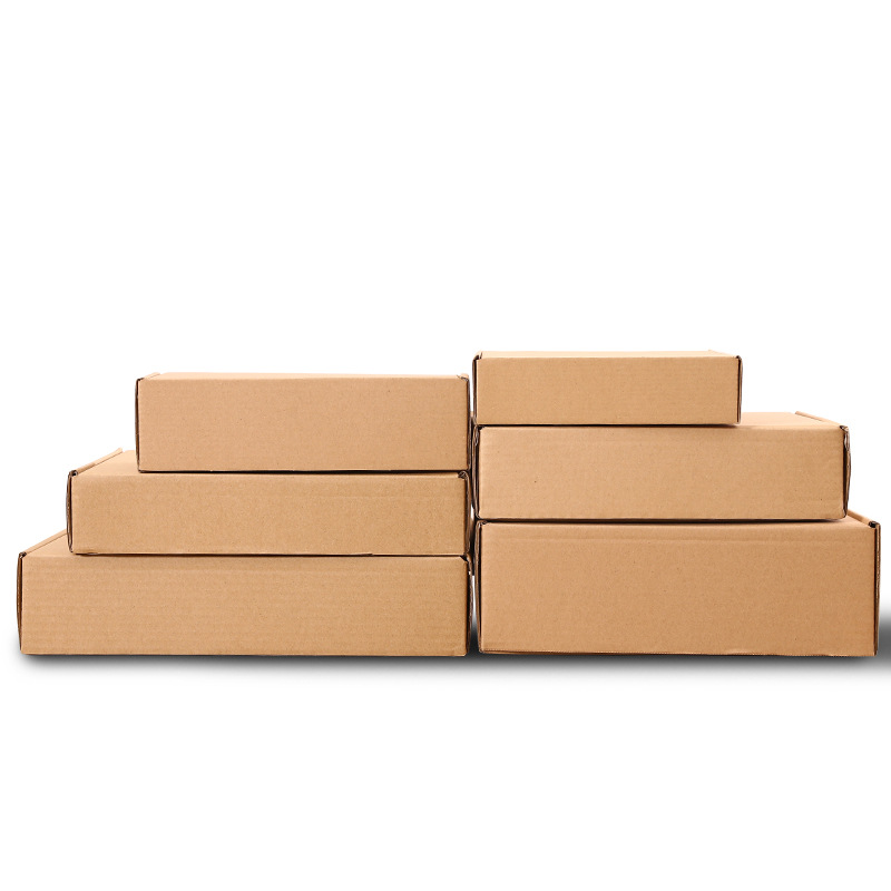 Airplane Boxes in Stock, Three-Layer Extra-Hard Corrugated Cardboard Boxes T1-T6, Logistics Express Wholesale Gift Boxes, Can Be Used as Clothing Paper Boxes
