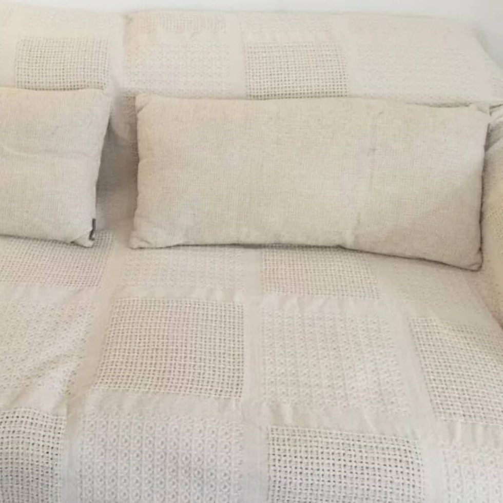 Cross-border Sofa Towel Back Towel Modern Simple Sofa Cover Fabric White Cover Towel Knitted Thread Blanket Sofa Cover