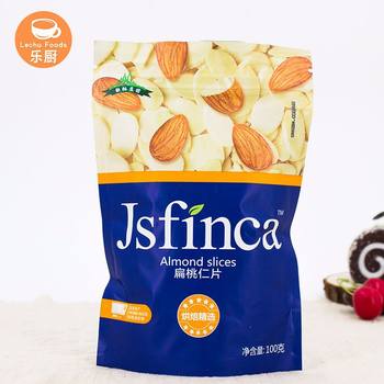 Jingsong Manor Almond Slices Almond Slices Glutinous Rice Boat Baking Ingredients 100g*60 Packs