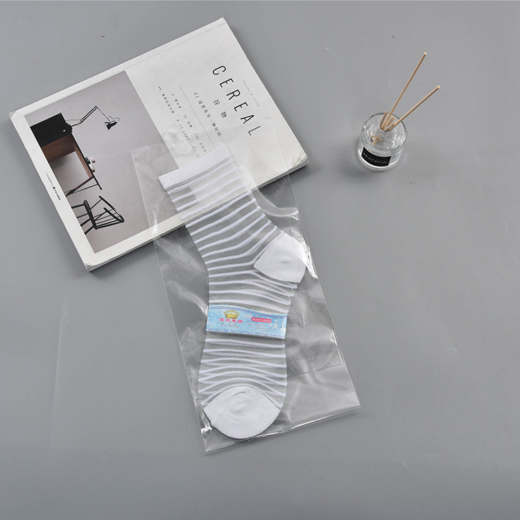 袜子女春夏薄款玻璃丝袜透明时尚女士格子水晶袜女袜诸暨袜子批发