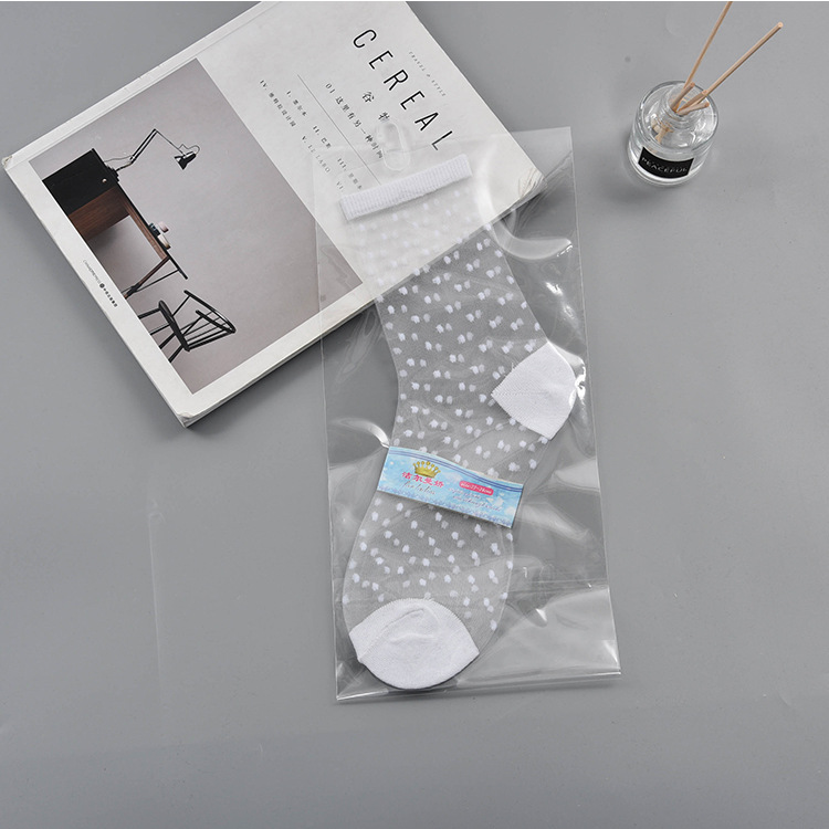 袜子女春夏薄款玻璃丝袜透明时尚女士格子水晶袜女袜诸暨袜子批发