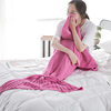 Casual Mermaid Blanket Mermaid Tail Blanket Knitted Fish Tail Blanket Sofa Cover Blanket Does Not Include Tax