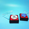 Tiandi cover box badge plastic box 30*30 * 22mm PS material transparent box bookmark box square packing box