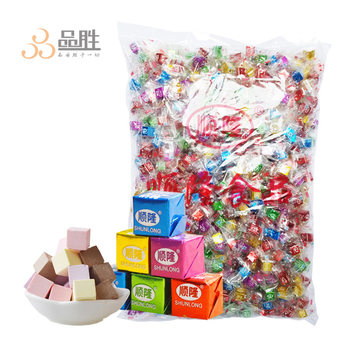 Internet celebrity shunlong 5 Jin cheese sugar cube sugar tablet candy cube sugar dry milk tablet bulk casual snack wholesale