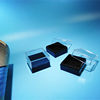 Tiandi cover box badge plastic box 30*30 * 22mm PS material transparent box bookmark box square packing box