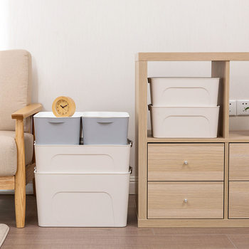 Wardrobe Storage Box Storage Box Clothes Small Storage Box Plastic Box Small Snack Box Toy Storage Box with Lid