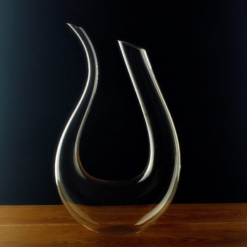 Factory wholesale handmade crystal U-shaped pot decanter set gift box harp Decanter wine dispenser