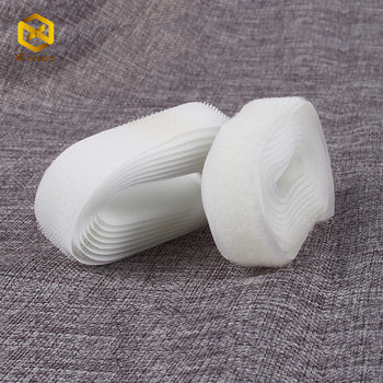 Factory supply color garment accessories polyester hook and loop high viscosity color environmental protection packaging hook and loop manufacturers
