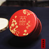 Wedding Supplies Wedding Candy Gift Box Creative Finished Candy Box Wedding Chinese Cylinder Candy Box Round Tinplate