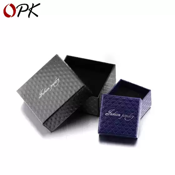 Factory ring jewelry box wholesale can be installed bracelet anklet ring necklace packaging box jewelry box