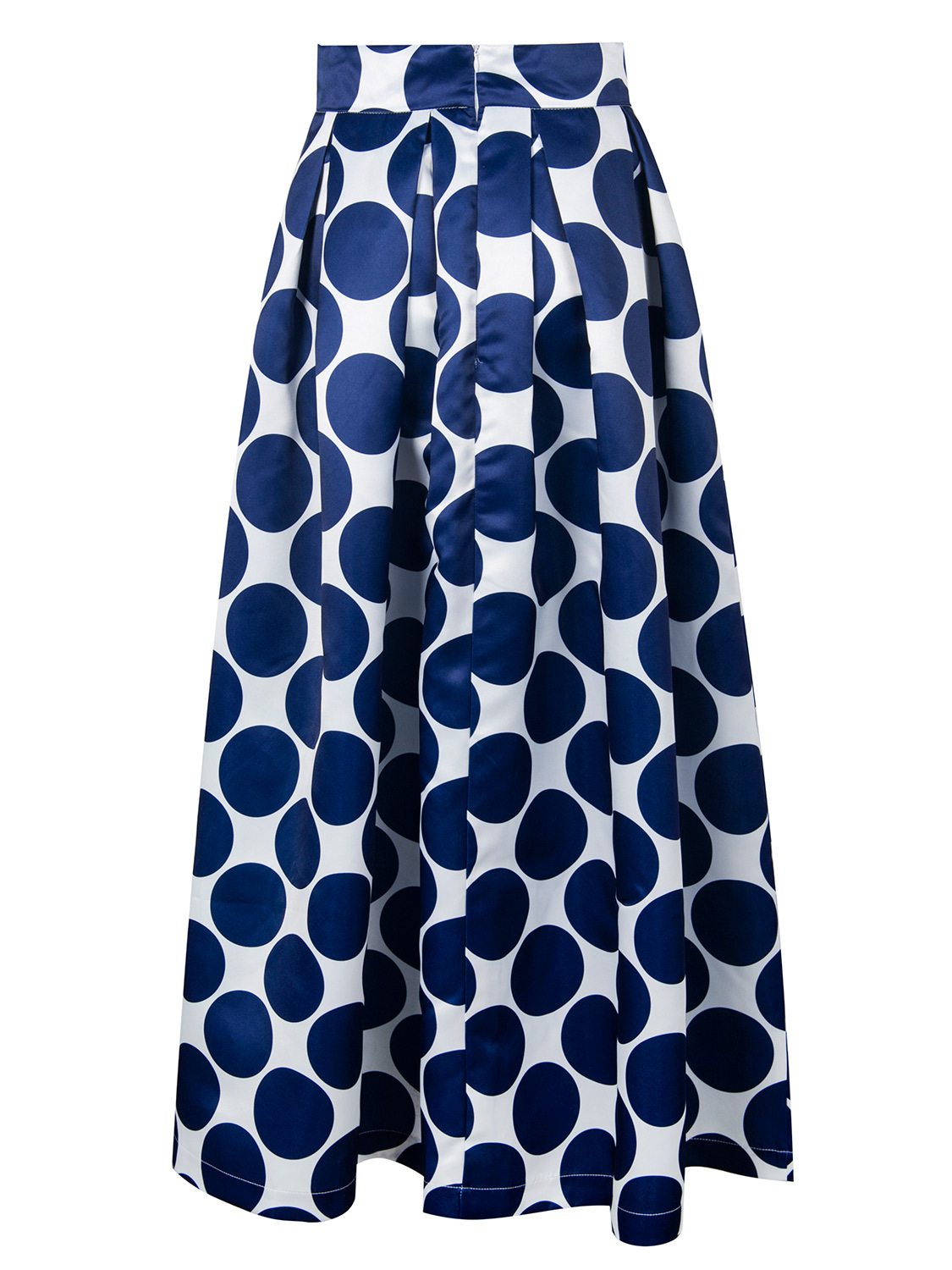 Vintage Polka Dot High Waist A Line Midi Skirt Flared Design Size 10 Perfect for Casual or Formal Occasions Wholesale