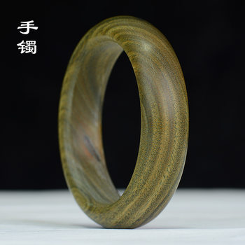 Simple Fashion Bloodwood Green Sandalwood Bracelet Sandalwood Bracelet Mori Student Fashion Wooden Bracelet Gifts for Relatives and Friends