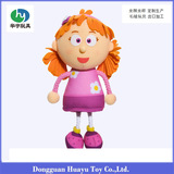 Фабрика плюшевых игрушек Dongguan Liaobu изготовила по индивидуальному заказу талисман владельца мультфильма "Тряпичная кукла для маленькой девочки" для внешней торговли