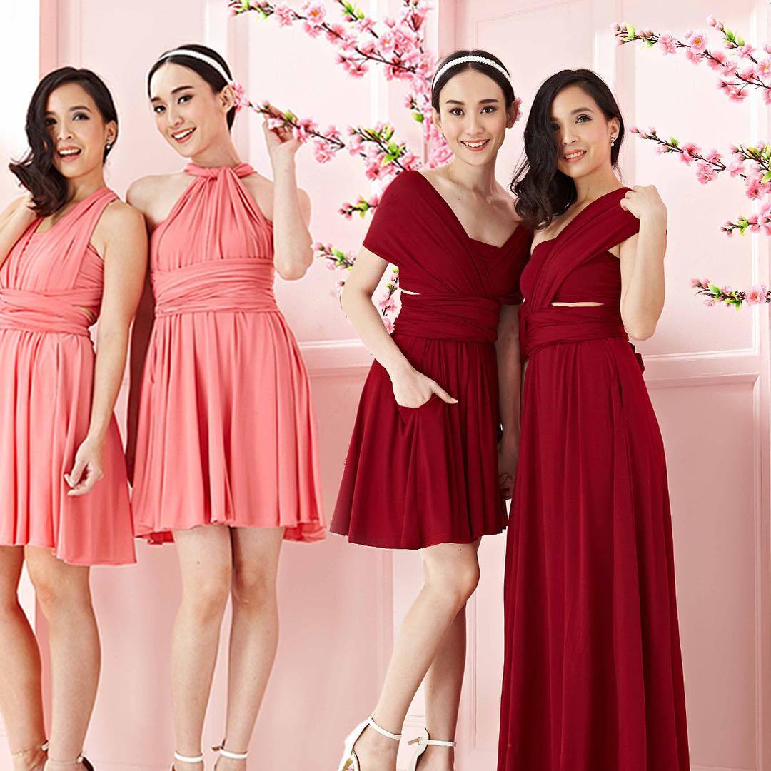 Bridesmaid Dresses Versatile Long and Short Styles Adjustable Straps Perfect for Weddings and Special Occasions