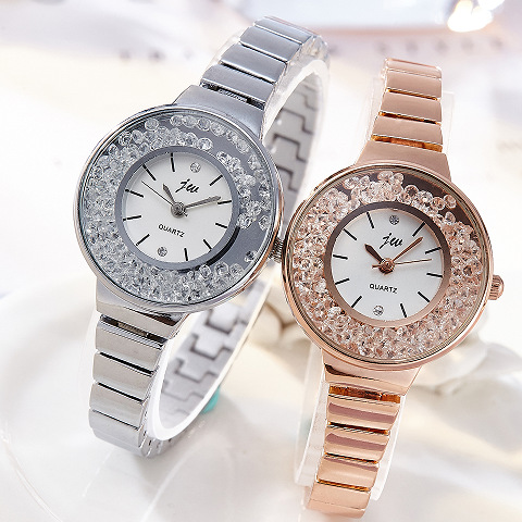 新款式品牌手链手表 女款石英表学生钢带女士手表时尚时装表批发