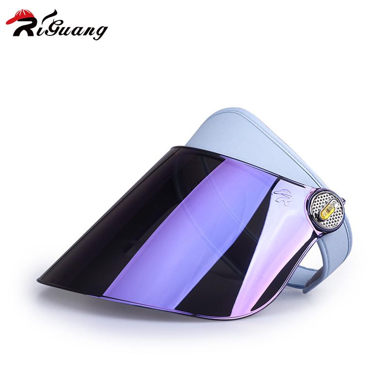 遮阳帽女士遮脸百搭防晒防紫外线空顶帽户外活动骑车电动车遮阳帽