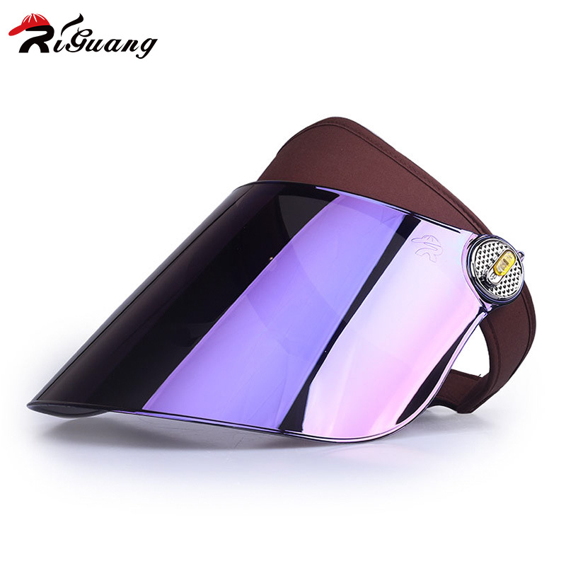 遮阳帽女士遮脸百搭防晒防紫外线空顶帽户外活动骑车电动车遮阳帽