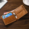 Cross-border Hot Selling Retro Cowhide Men's Wallet Multi-function Card Coin Coin Purse RFID Anti-theft European and American Wallet