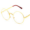 Jett 3048 Harry Potter same style large round frame plain glasses metal retro Prince glasses men's and women's glasses frame