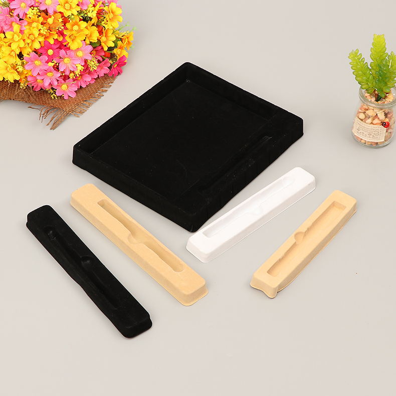 黄色单只笔内衬 高端笔记本内托 颜色均可选 文具类吸塑包装笔架