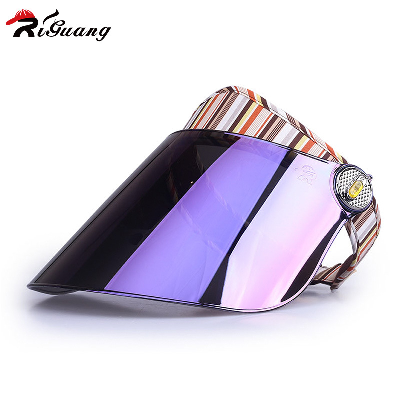 遮阳帽女士遮脸百搭防晒防紫外线空顶帽户外活动骑车电动车遮阳帽