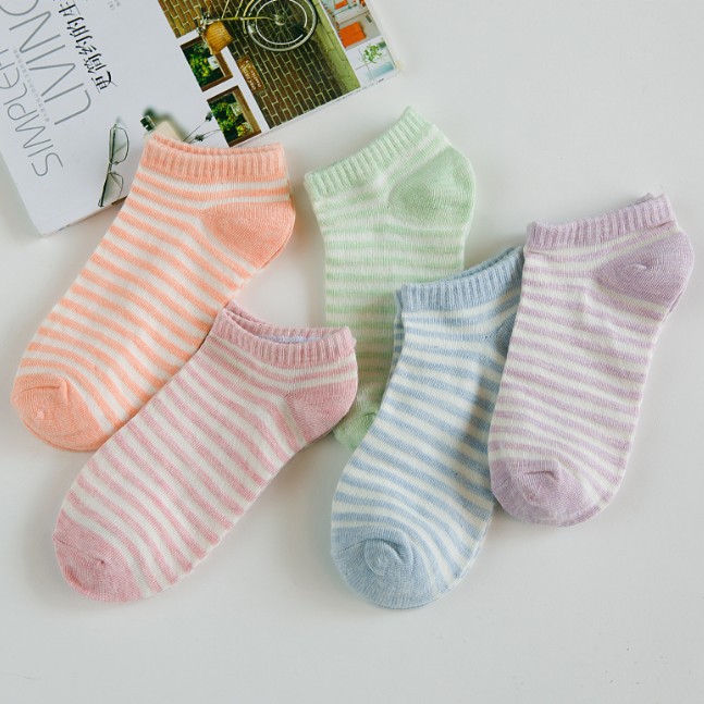 隐形浅口袜子爆款女船袜 女士赠品短袜 纯色彩色棉质女袜批发