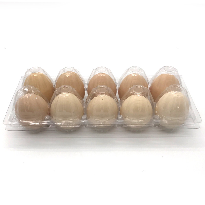 10 pieces of 20 eggs duck egg preserved egg tray plastic blister shockproof packing box salted duck egg tray in stock wholesale