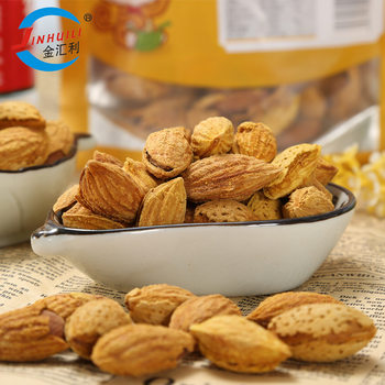 Almond salt baked flavor casual snack dried fruit hand-peeled thin shell almond almond bagged 200g salt baked flavor